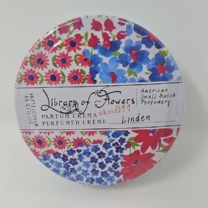 New Sealed Margot Elena Library of Flowers Linden Perfumed Creme Parfum Crema